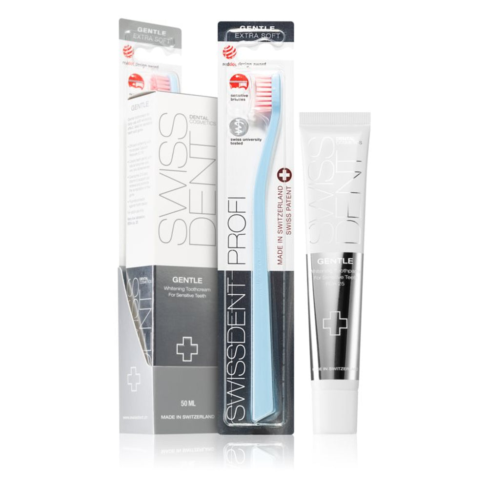 Swissdent Gentle Combo Pack Set for Perfectly Clean Teeth Mint